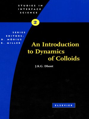 cover image of An Introduction to Dynamics of Colloids